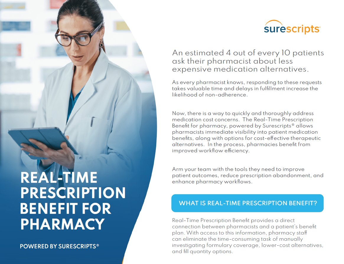 Real-Time Prescription Benefit by Surescripts